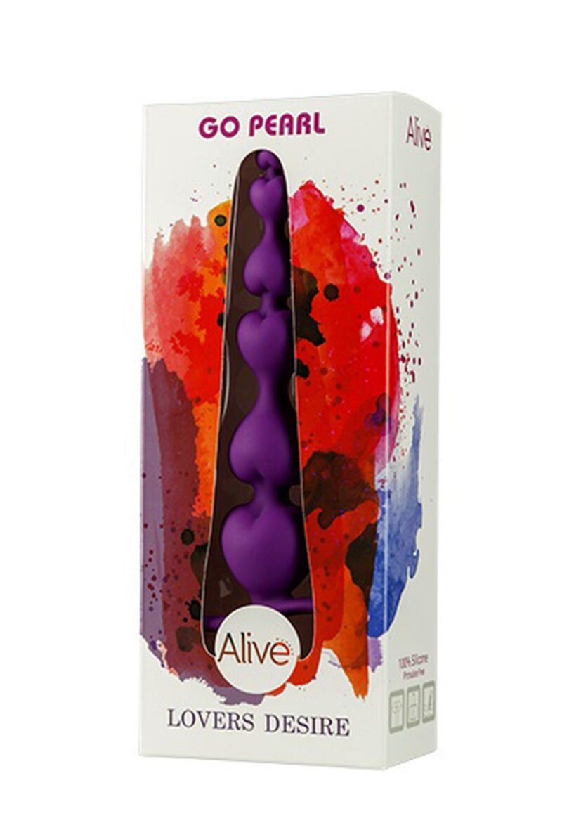 Długa sonda analna z sercami korek plug sex 18cm
