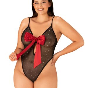 Erotyczne prześwitujące body obsessive tienesy 2xl