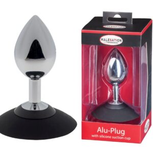 MALESATION Alu-Plug with suction cup large