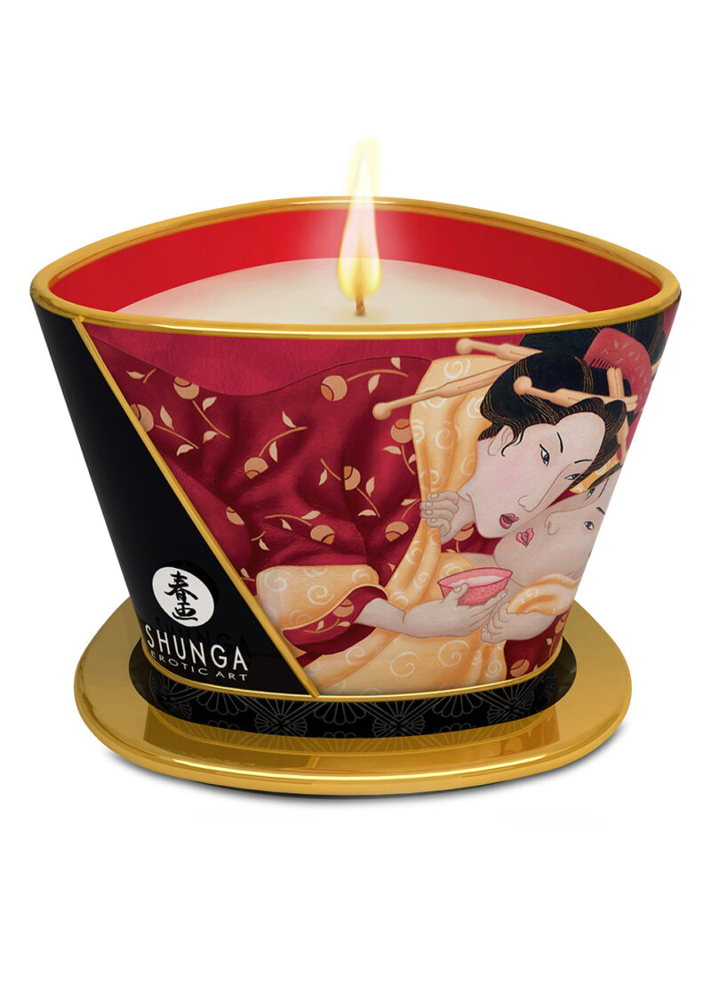 Świeca/krem-SHUNGA CANDLE STRAWBERRY 170 ML