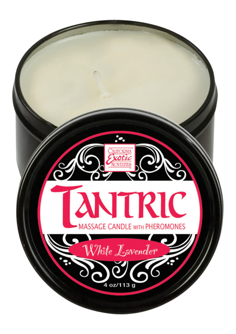 Świeca/krem-TANTRIC CANDLE W PHER. WHITE LAVEND