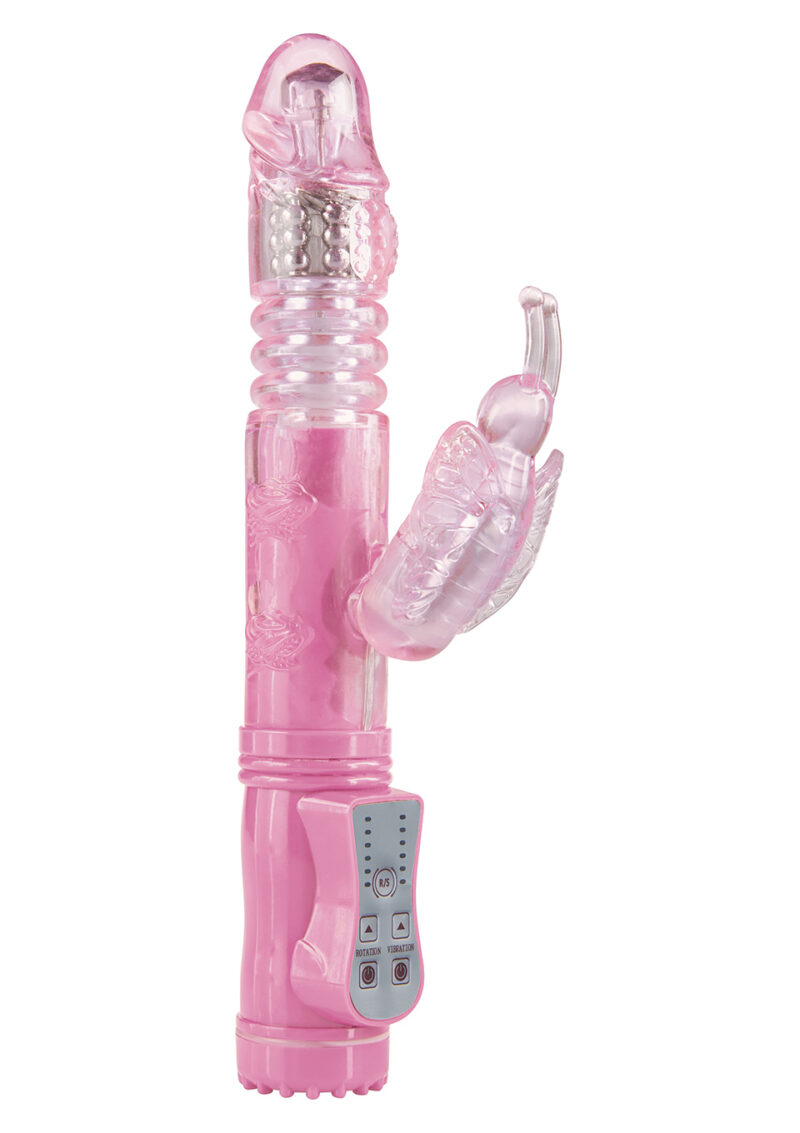 Wibrator-POKE ME UP-AND-DOWN BUTTERFLY PINK