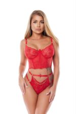 KAIA RED CORSET (corset/gorset) XXL/XXXL