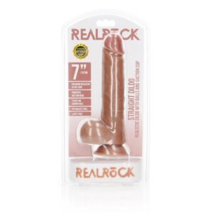 Miękkie duże żylaste dildo z mocną przyssawką 20cm
